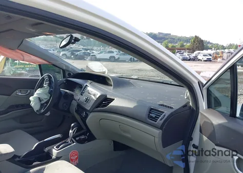 2012 Honda Civic Ex z USA, uszkodzony, nr VIN 19XFB2F86CE109040